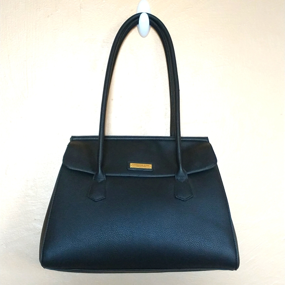 London Fog Black Tote Bag